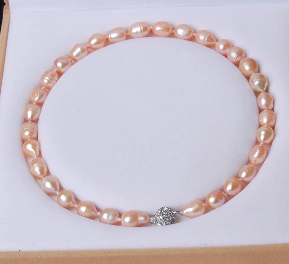 

pink Akoya Pearl Necklace 17-19INCH