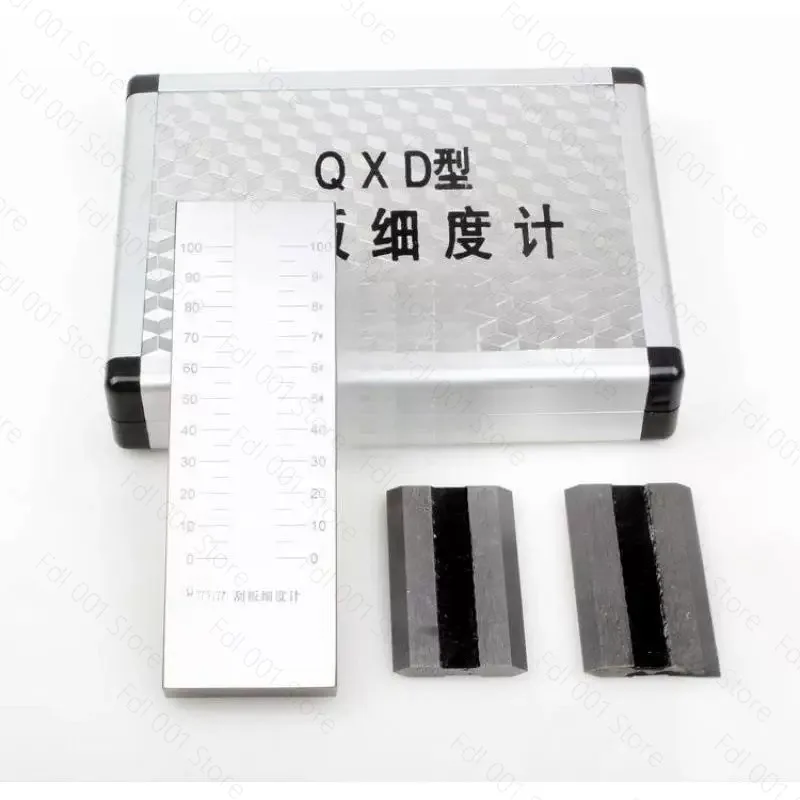 Stainless Steel Single Groove Fineness Gauge, 0-25/50/100um Optional Paint Particle Test Scraper Plate