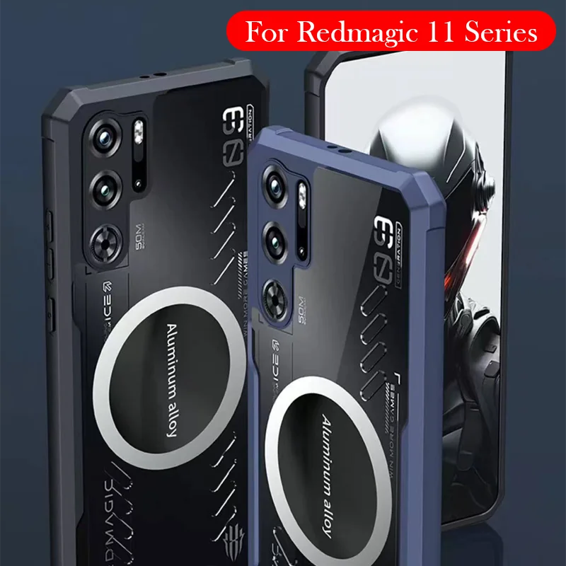 حافظة شفافة لهاتف ZTE Redmagic 11 Pro Plus غطاء خلفي لوسادة هوائية لهاتف Redmagic 11 Pro+