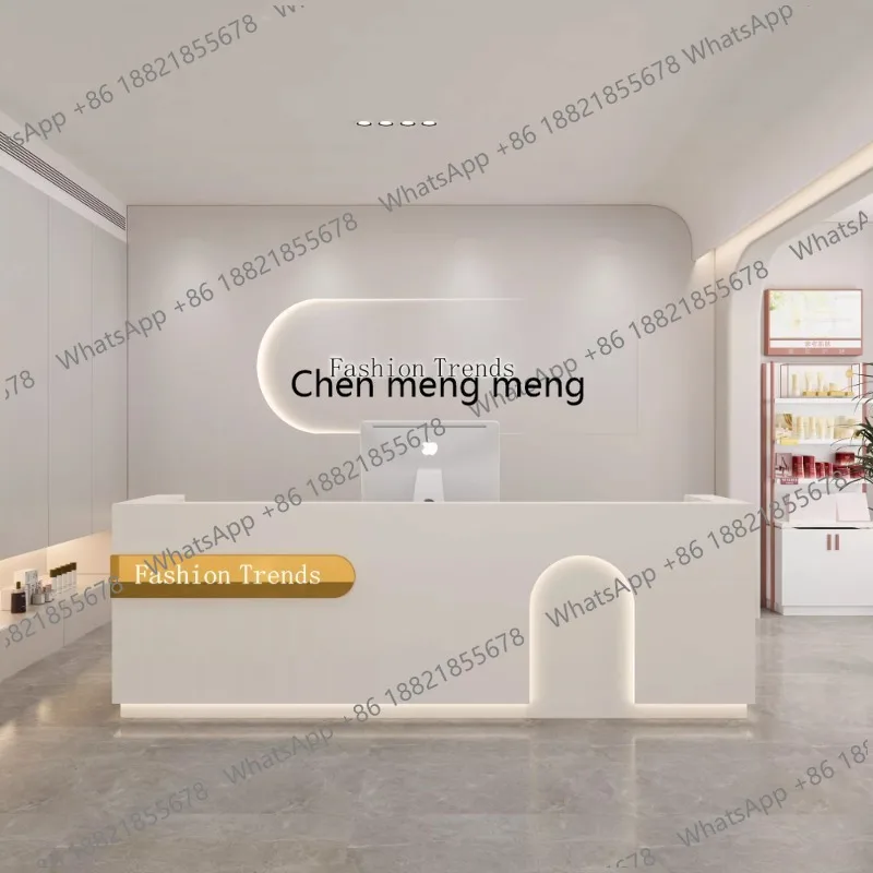 

Beauty Bar Reception Desks Luxury Modern Restaurant Best Company Reception Desks Design Minimalist Mostrador Trendy Furniture