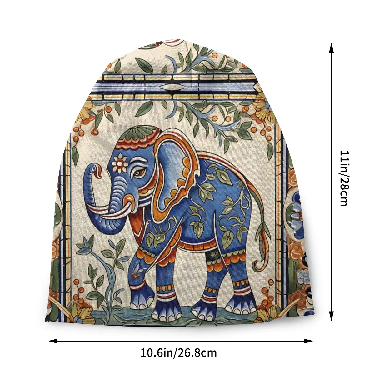 Elephant Pattern Fashion Thin Hats Thai Elephant Style Bonnet Special Skullies Beanies Caps