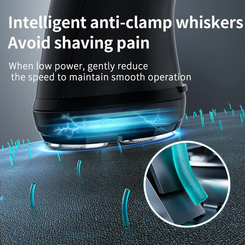 PFAY PA368 Nam Điện Xoay Dao Cạo Nam 3D Râu Máy Cạo Râu Cho Nam Loại-C sạc Râu Timmer