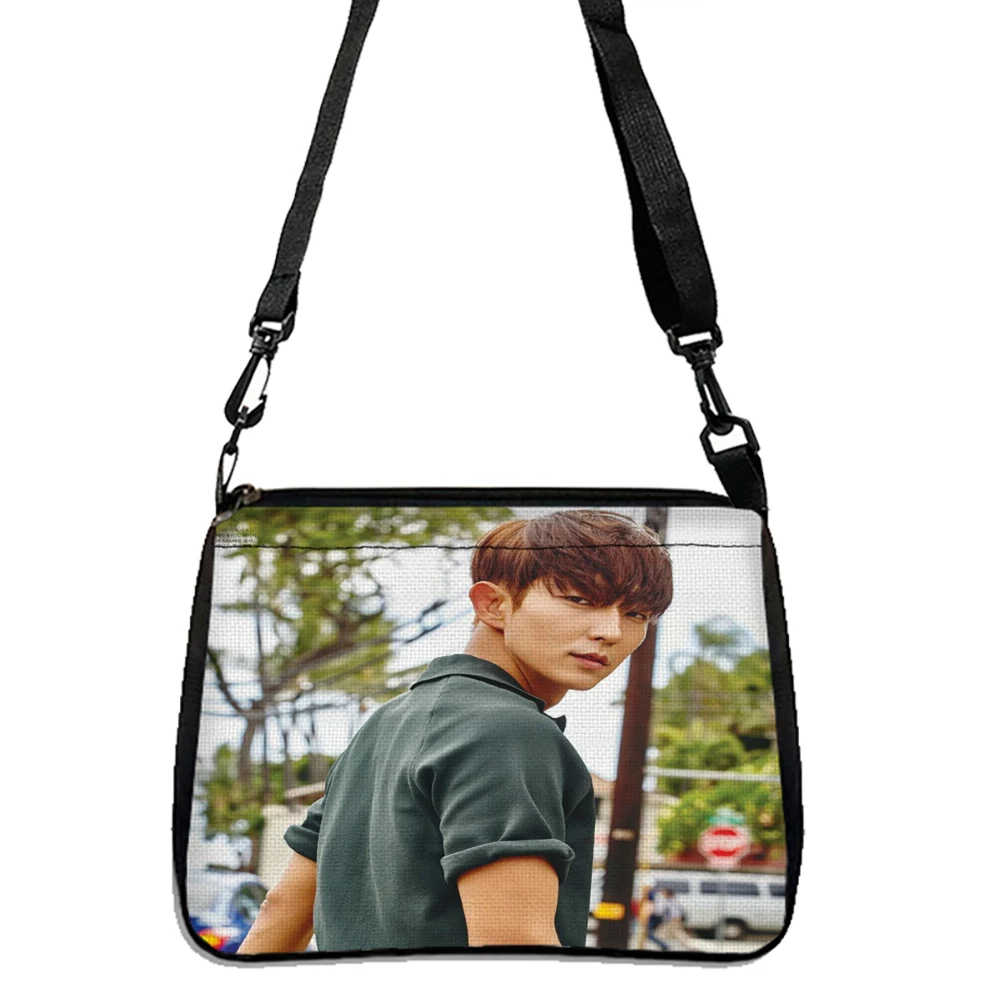 LEE JOON GI Pattern Tote Bag, Large Capacity Shoulder Bag, Perfect Underarm Bag For Daily Shopping 5.23