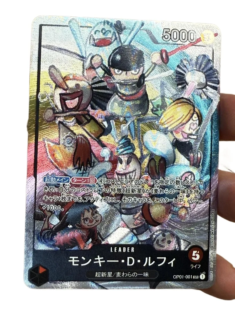 

Diy One Piece Roronoa Zoro Self Control Collect Signature Trading Флэш-карта Аниме Мультфильм Подарок Позолоченная подпись Оригинал