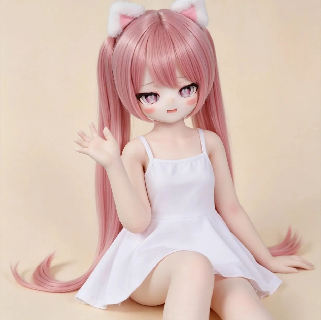85cm-160cm Bjd Anime Baby Clothes Suspender Dress Two-dimensional Maid Underwear Underwear Socks Set