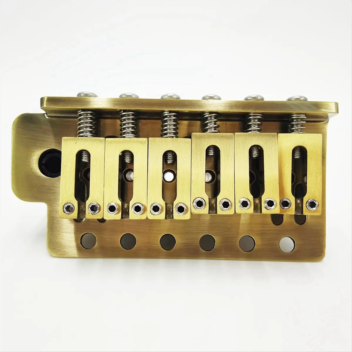 (ABYM) Copper Six-Point Bridge Electric Guitar Extended Tone Bridge Electric Guitar Electric Guitar Single Rocker Bridge