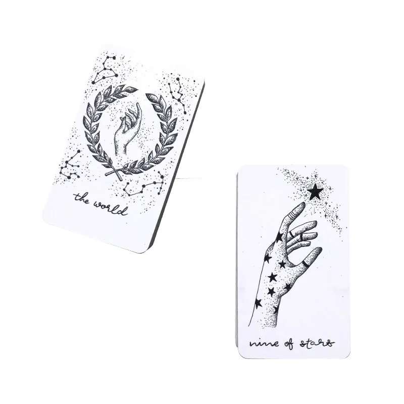 Hot sales The Wandering Tarot Oracle Card Fate Divination Prophecy Card Family Party Game Toy Tarot 78 Card Deck PDF Guide