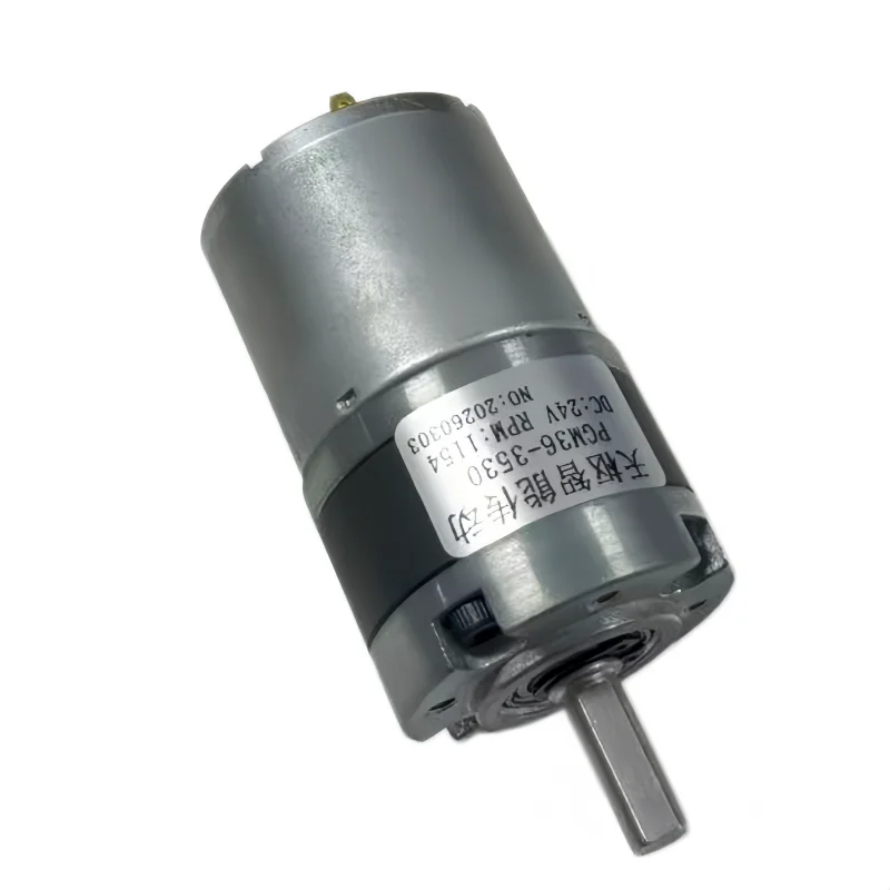 36GP-3530 DC geared motor - planetary large torque forward and reverse operation - 12V/24V with EU/US power supply