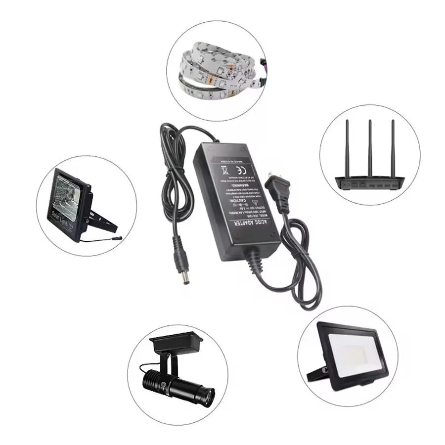 منظم إمداد الطاقة 12 فولت 5A 4A 6A 3A 1A 8A Ac Dc محول محول 220 فولت إلى 12 فولت محول سائق لشريط Led الاتحاد الأوروبي الولايات المتحدة المملكة المتحدة Au