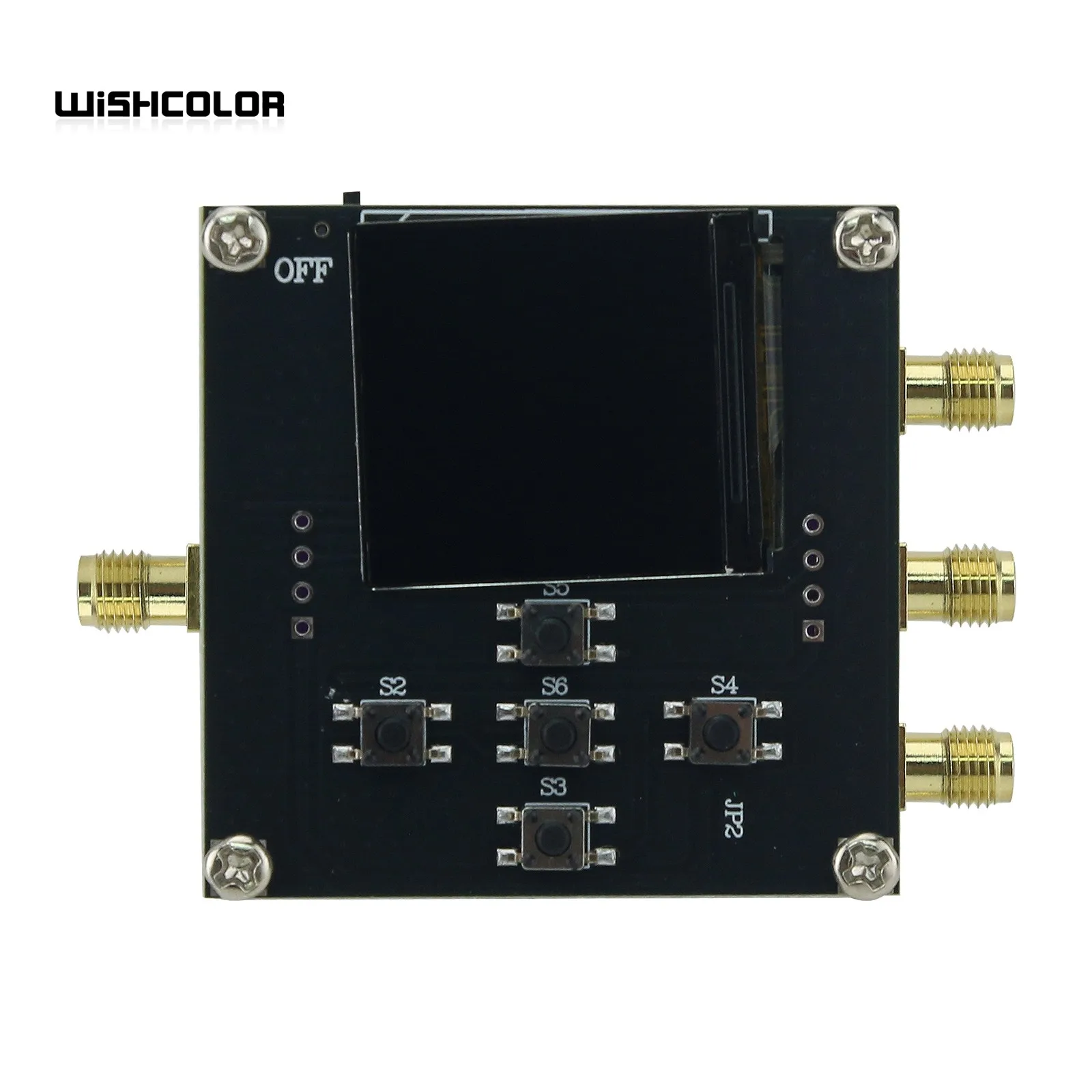 Wishcolor SI5351A-V2 Core Board Adjustable Clock Signal Generator Module 0.5PPM VCXO + STM32 Main Control Board with TFT LCD