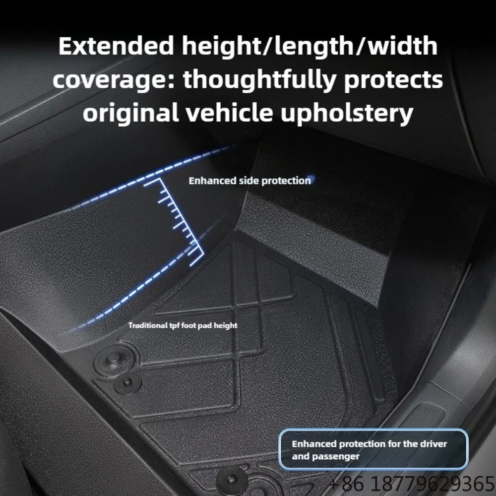 TPE All-Weather Waterproof Car Floor Mats Full Coverage Luxury SUV Fitment 2018-2024
