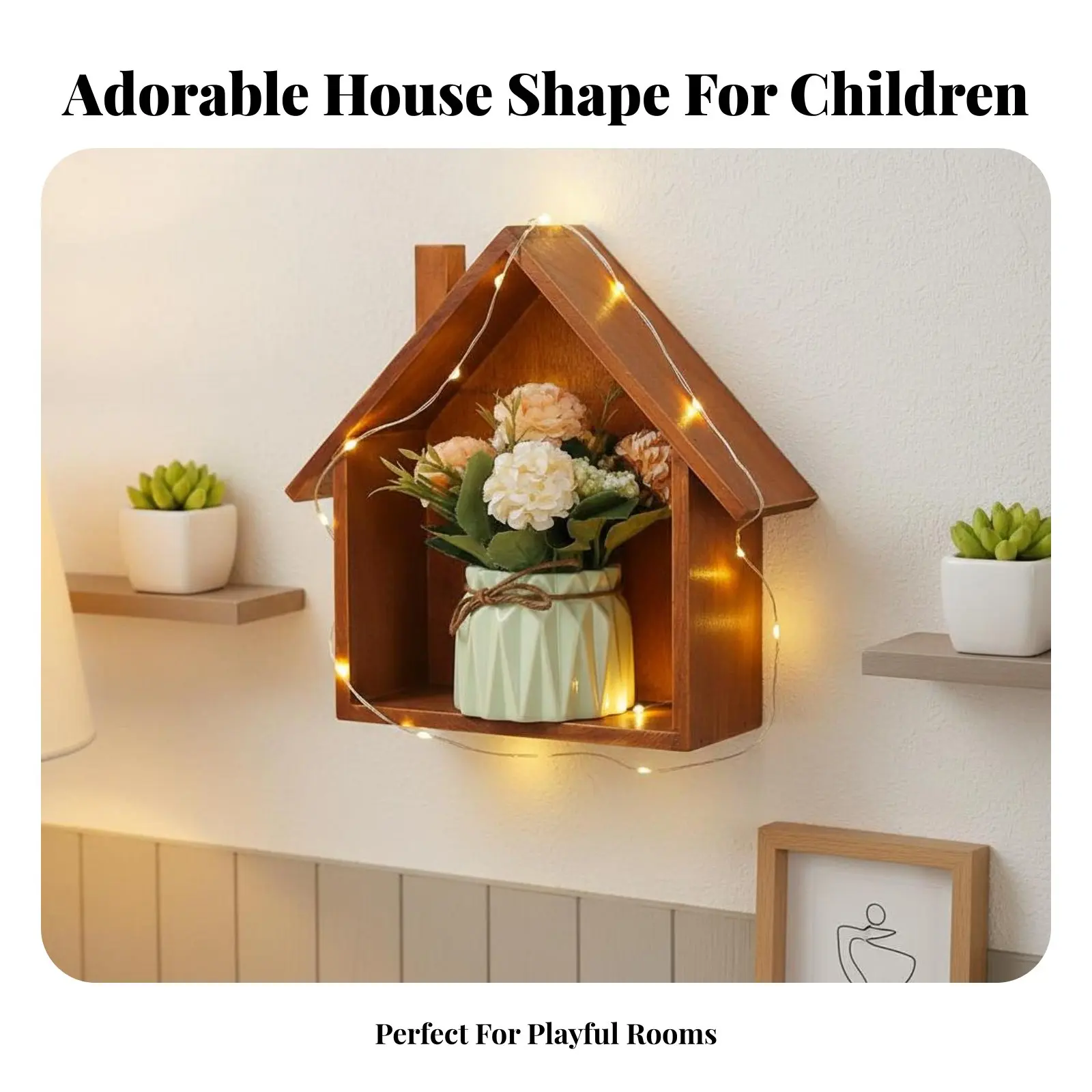 House-Shaped Shelf …