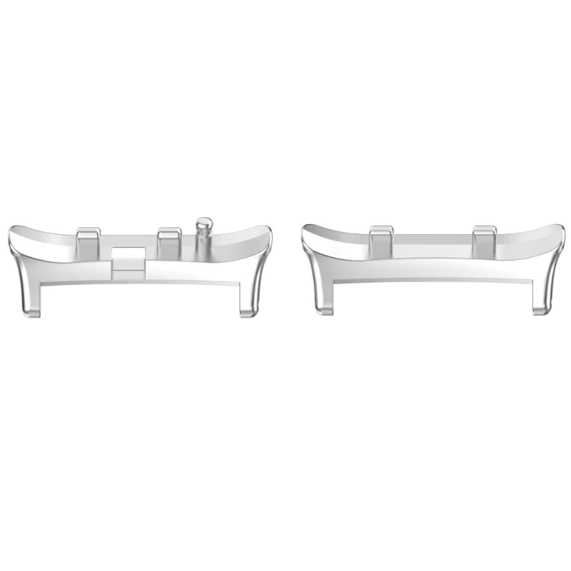Strong Metal Straps Connector Adapter Replacement Straps Connector Unisex Watch Straps Adapter Pair for Smartwatch