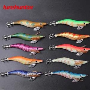 Luminous Madeira Shrimp Lure, Lula Lula Lula Jigs Baits, 3D Printing, Squid Jig, 2.5, 3.0, 3.5 HOOK, 10pcs 12 Main Sales Artificial Camarao - №10