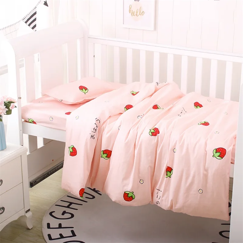 Baby Bedding Set Kids Quilt Cover Without Filling 1pc Cotton Crib Duvet Cover Cartoon Baby Cot Quilt Cover 150*120cm Breathable