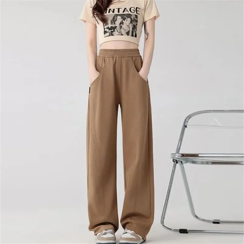 

Women Straight Loose Wide Leg Pants High Waist Casual Sweatpants Spring Autumn Korean Fashion Harajuku Streetwear Baggy Pants