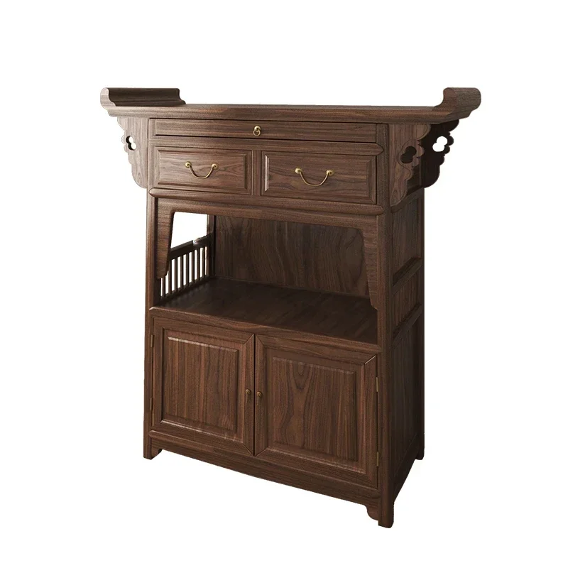 

Solid Wood Altar Incense Household Buddha Shrine Simple Buddha Table Living Room Altar Altar Prayer Table