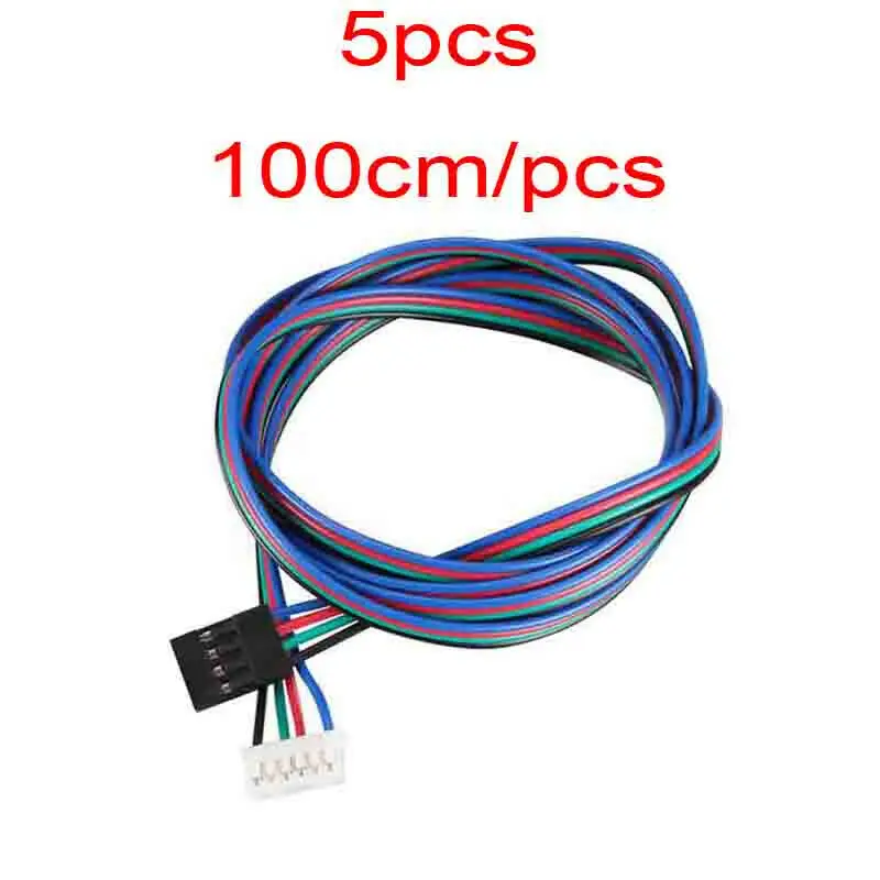 XH2.54 Female Stepper Motor Cable 4 Conductor 1m Long for NEMA 17 Stepper Motor Integration in For 3D Printer Mechanical Systems