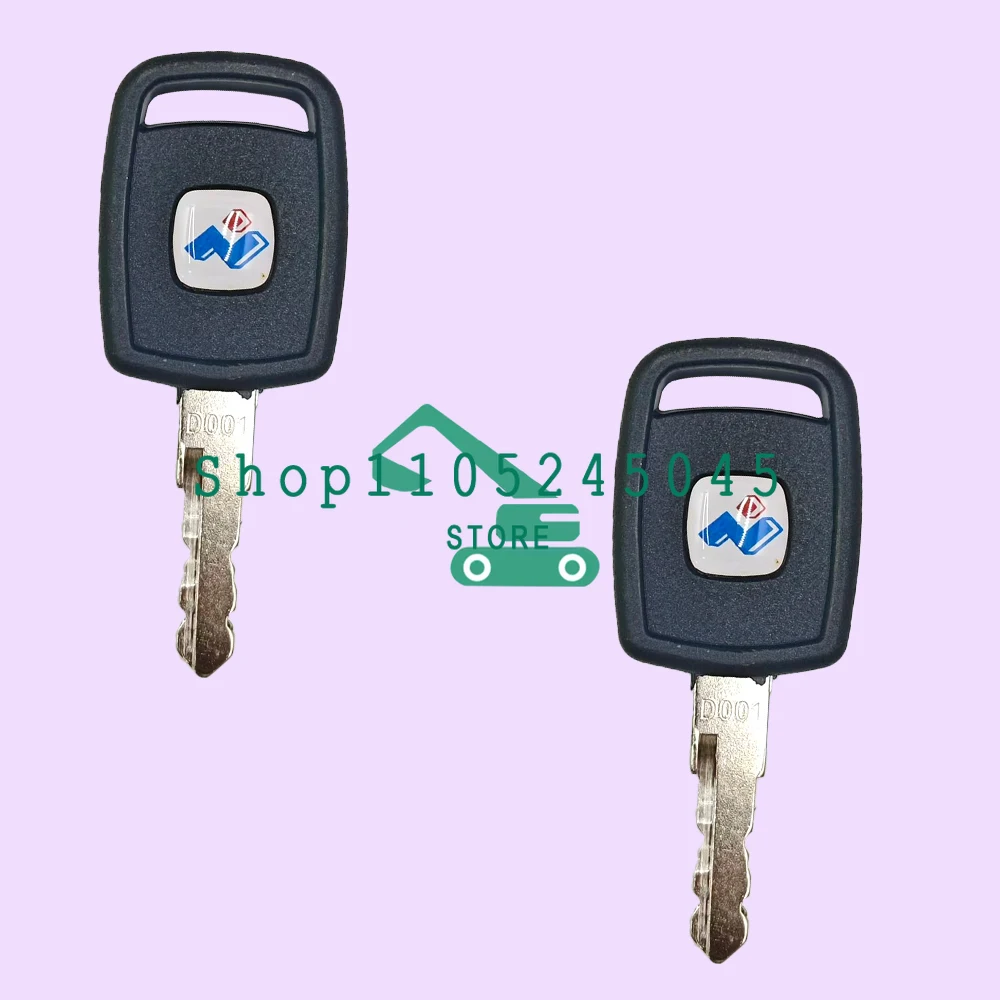 50PCS New D001 Excavator Starting Ignition Key for SUNWARD SWE50/60/70/80/90/150/230