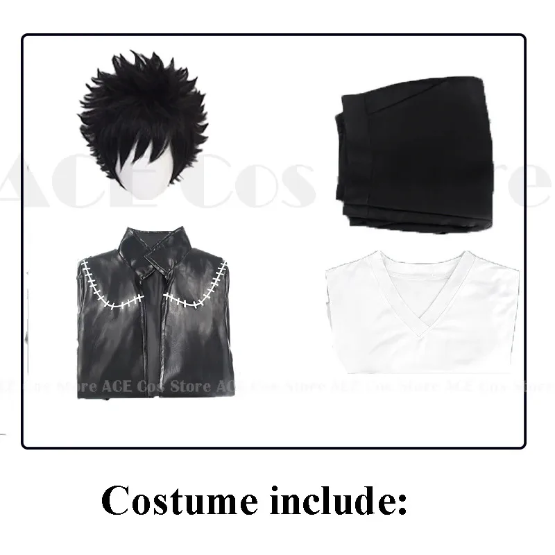 25COSDabi Hero Boku Toya Todoroki أزياء تنكرية شعر مستعار دبي كوسبلاي أكاديميا زي مجموعة كاملة بدلة رجالي سوداء لحفلة الهالوين