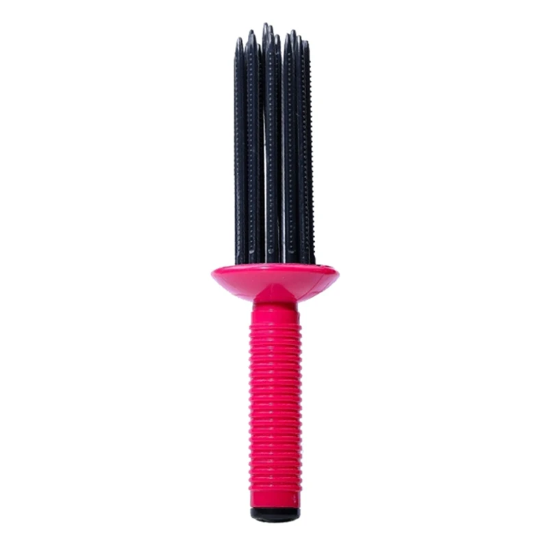 Hot Air Curler Comb Hot Air Styling Brush Hair Curling Roll Comb Air Volume Comb Hair Styling Roll Curling Brush 1 Piece