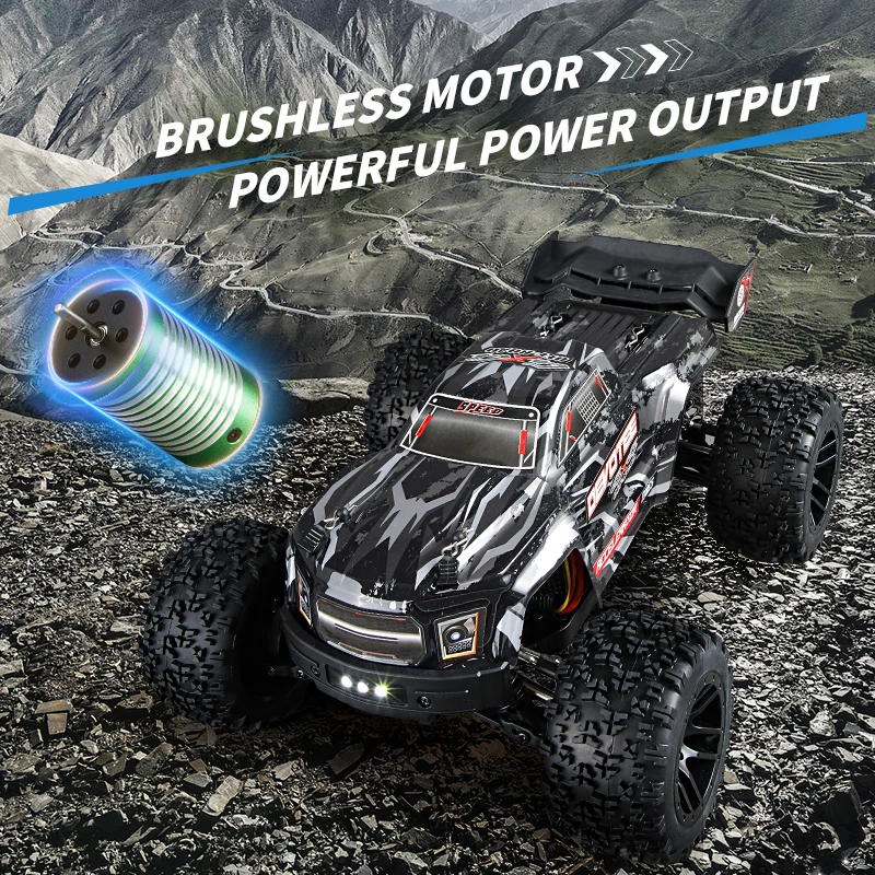 1:14 2.4Gリモートコントロールオフロードトラックカー四輪駆動高速カトゥンカーRCレーシングカークライミングカー男の子おもちゃギフト