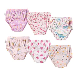 6 pcs/lot Baby Reusable Training Pants Children Kids Cloth Diaper Panties Infant Shorts Nappies Panties Nappy Changing Underwear