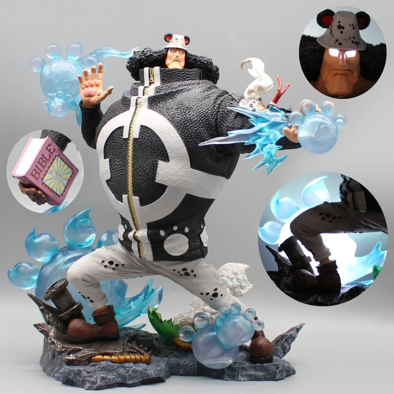 31cm Bartholemew Kuma One Piece Figures PX-0 ONE PIECE Action Figures Change Hands with Lights Anime PVC Model Collection Toys