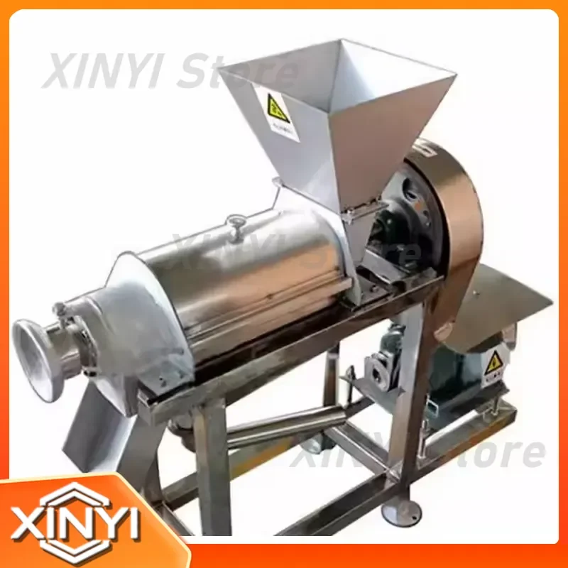 for SG-0.5T All-in-One Peach Pitting Crushing Juicing Machine 1.5kW Large Commercial Asian Pear Spinach Juice Extractor