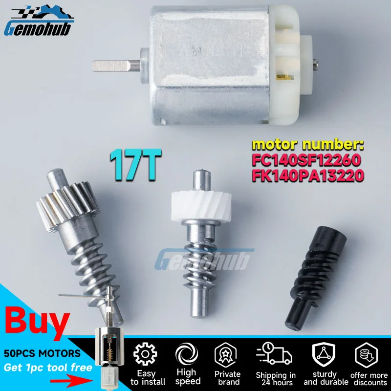 

Gemohub FC140SF12260 17T metal Auto reversing mirror folding motor gear kits For Honda CR-V MK5 Accord MK10 accesorios para auto