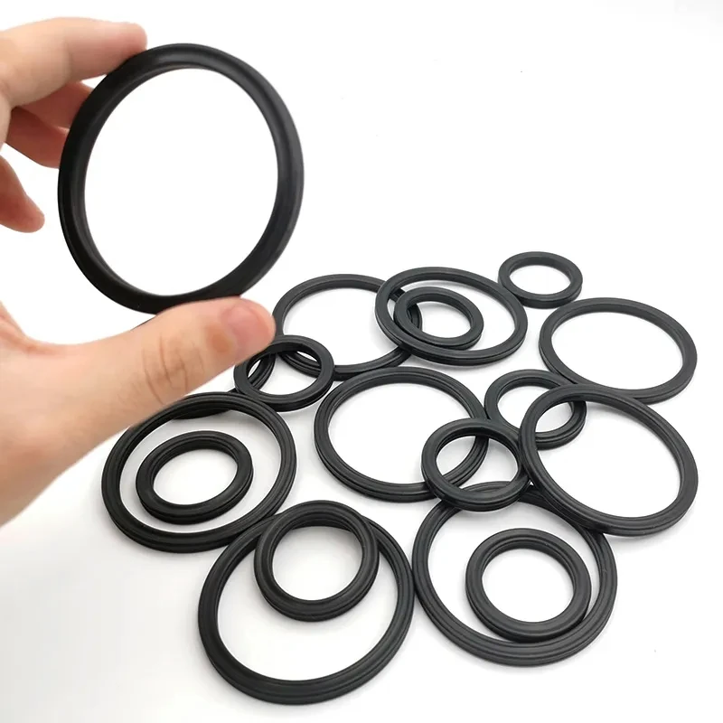 NBR X-Ring Black Nitrile Butadiene Rubber Sealing Washer For Hydraulic Cylinders Piston Rods CS 2.62mm ID 1.2-247.32mm