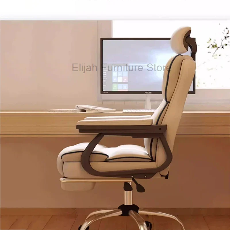 

Recliner Computer Chair Ergonomic Work High Back Office Lazy Comfortable Accent Chair Kneeling Cadeira De Escritorio Furniture