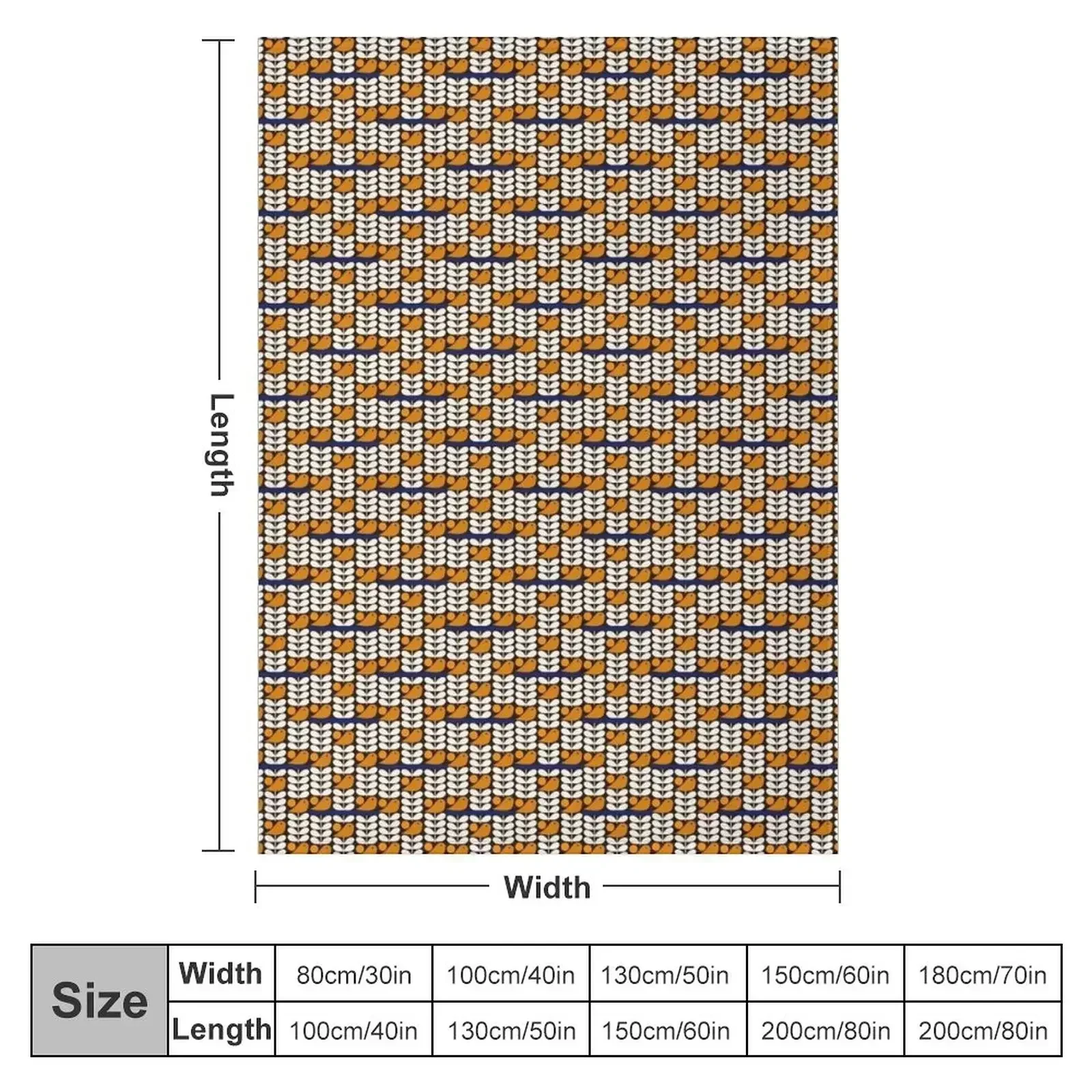 orla kiely birds, kiely pattern, orla kiely design, Throw Blanket couch cozy soft plush fuzzy picnic outdoor blanket