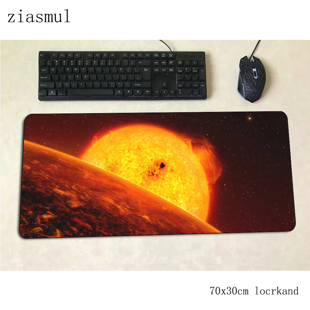 Sun mouse pad mats cheapest Computer mouse mat 70x30cm gaming accessories Natural Rubber mousepad keyboard games pc gamer