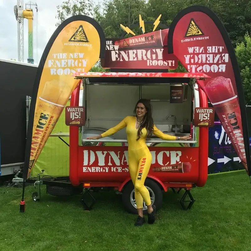 كامل المطبخ شاحنة الوجبات السريعة مخصص عربة البيتزا المتنقلة مقطورة حل المفاتيح مع نظام الغاز الكهربائية الهيكل الثقيلة 2024 #5