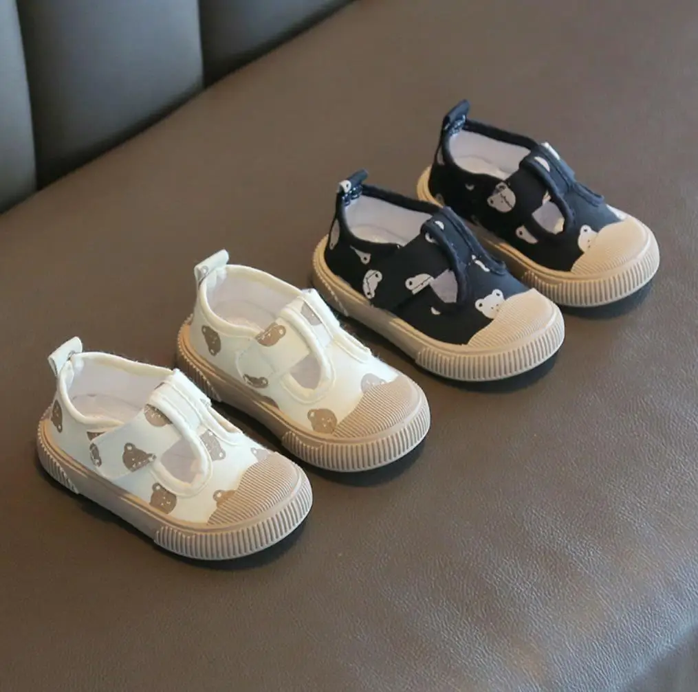 Baby Designer Eerste Wandelaars Schoenen Jongens Meisjes Cartoon Zachte Zolen Casual Schoen Peuter Kinderen Sneakers Met Vierkante Mond