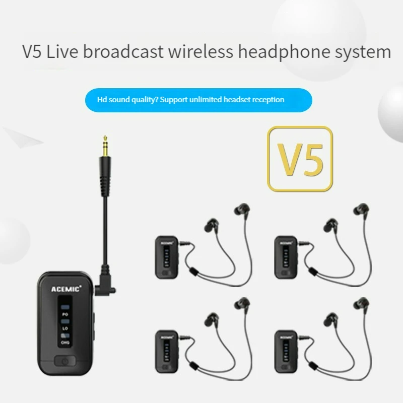 ライブ用ワイヤレス送信機受信機,音量調節可能なイヤホン,プロフェッショナルなステージオーディオ