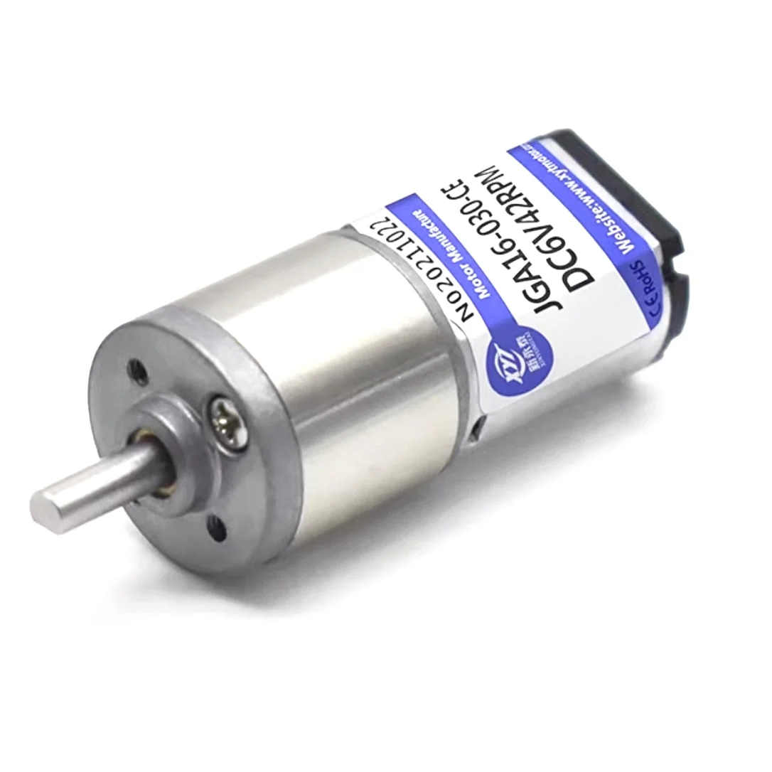 16MM Micro DC Deceleration Gear Motor 6V 12V 030 Low-Speed High Torque Motor 12-923rpm