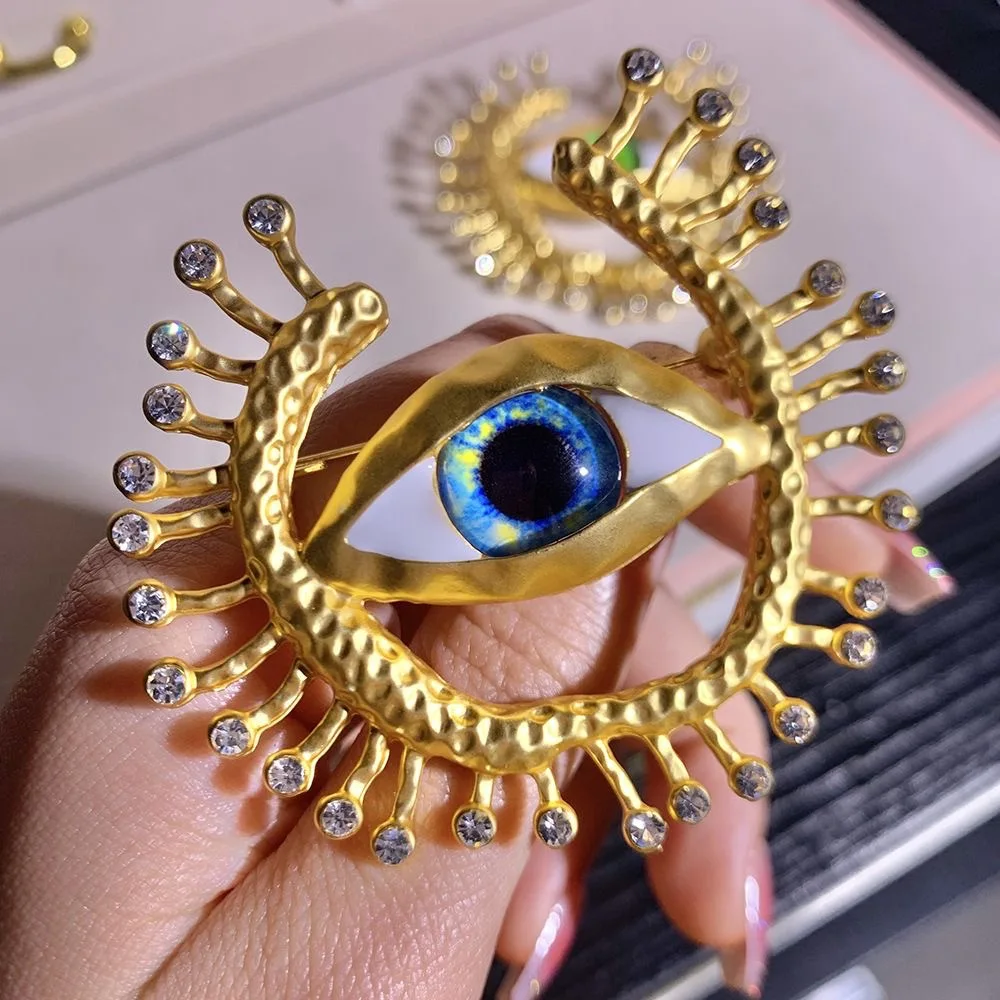 Evil Eye Abzeichen Halloween Cosplay Anime Dämon Blaues Auge Vintage Teufelsaugen Broschen Kostüm Anstecknadel Fans Sammlung Weihnachtsdekoration Geschenke – Detail 6