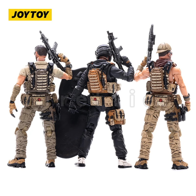 1/18 JOYTOY Actionfigur (3 TEILE/SATZ) Hardcore Söldner Trio Anime Sammlung Modell Spielzeug