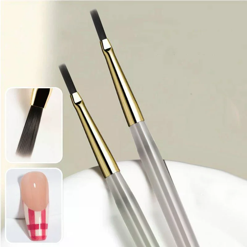 Nail Art DIY Painting Brush Acrylic Lines Pen Stripes Grid Flower Butterfly Drawing Watercolor Brushes Uv Gel Design Manicure