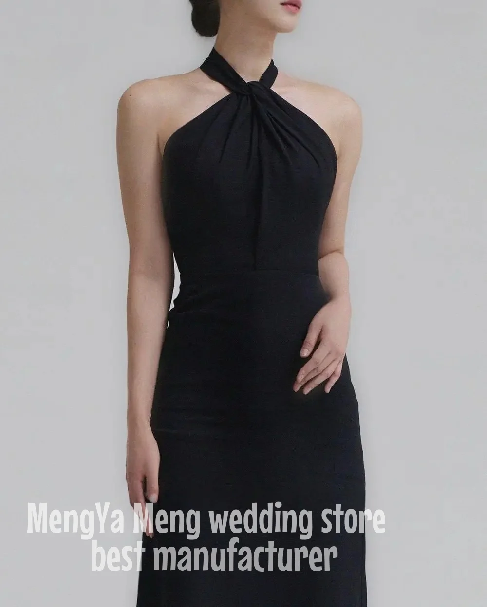 ZHUISHU 2025 Elegant Halter Wedding Dress 2 Style Mermaid And A Line Bridal Gown Floor Length Back Zip 웨딩드레스 Custom Made