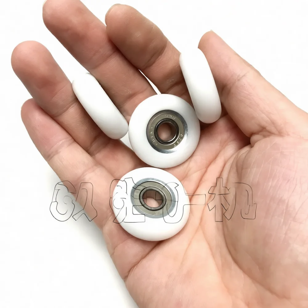 High Quality 33mm Pulley Wheel For Rowing Machine Gym Bike Sliding Door Window Furniture Track Rail Guide Roller