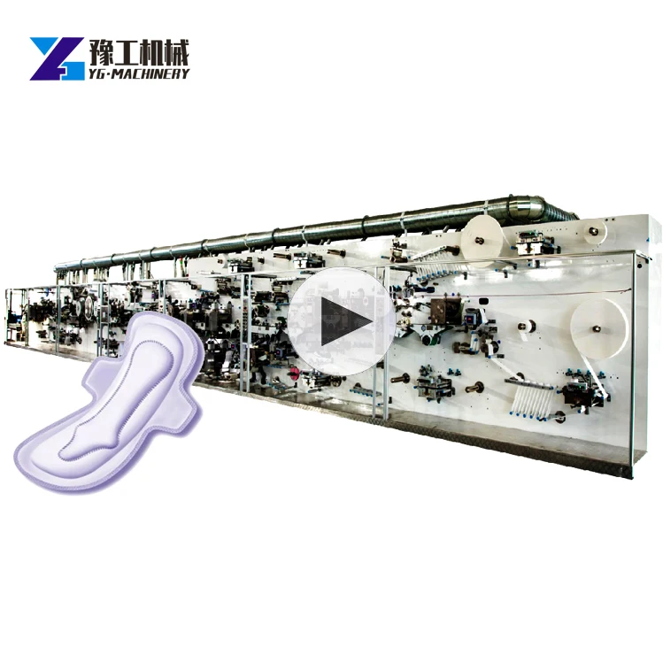 Best Quality Ah-xd Fullservo Puff Sanitary Napkin Pads Making Machine for Sale In China