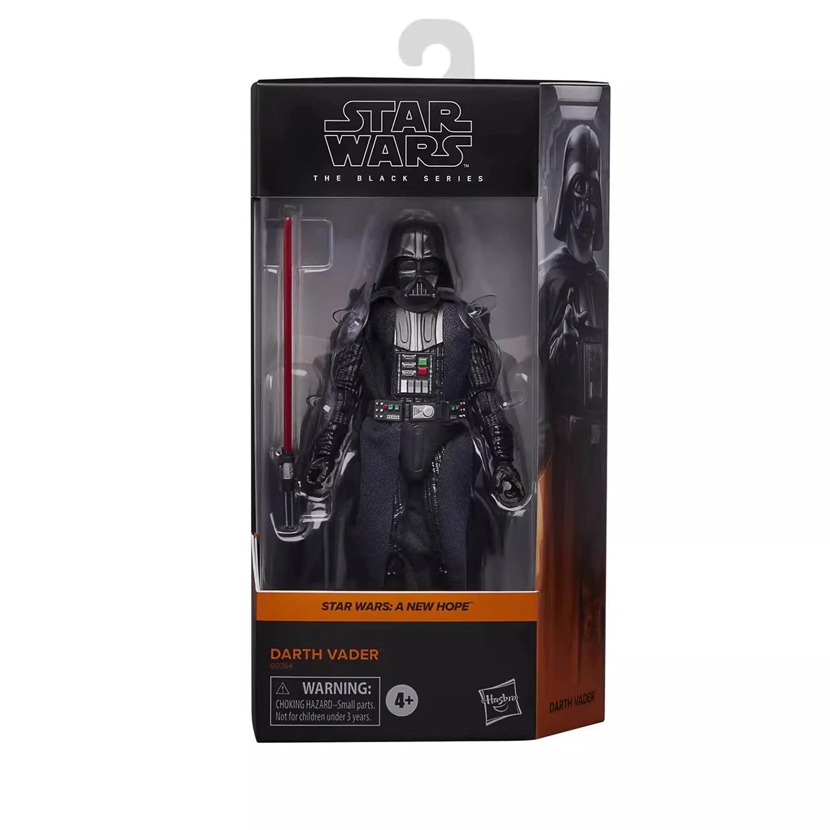 Em estoque original hasbro star wars a série preta uma nova esperança darth vader anime figura de ação modelo coleção brinquedos meninos