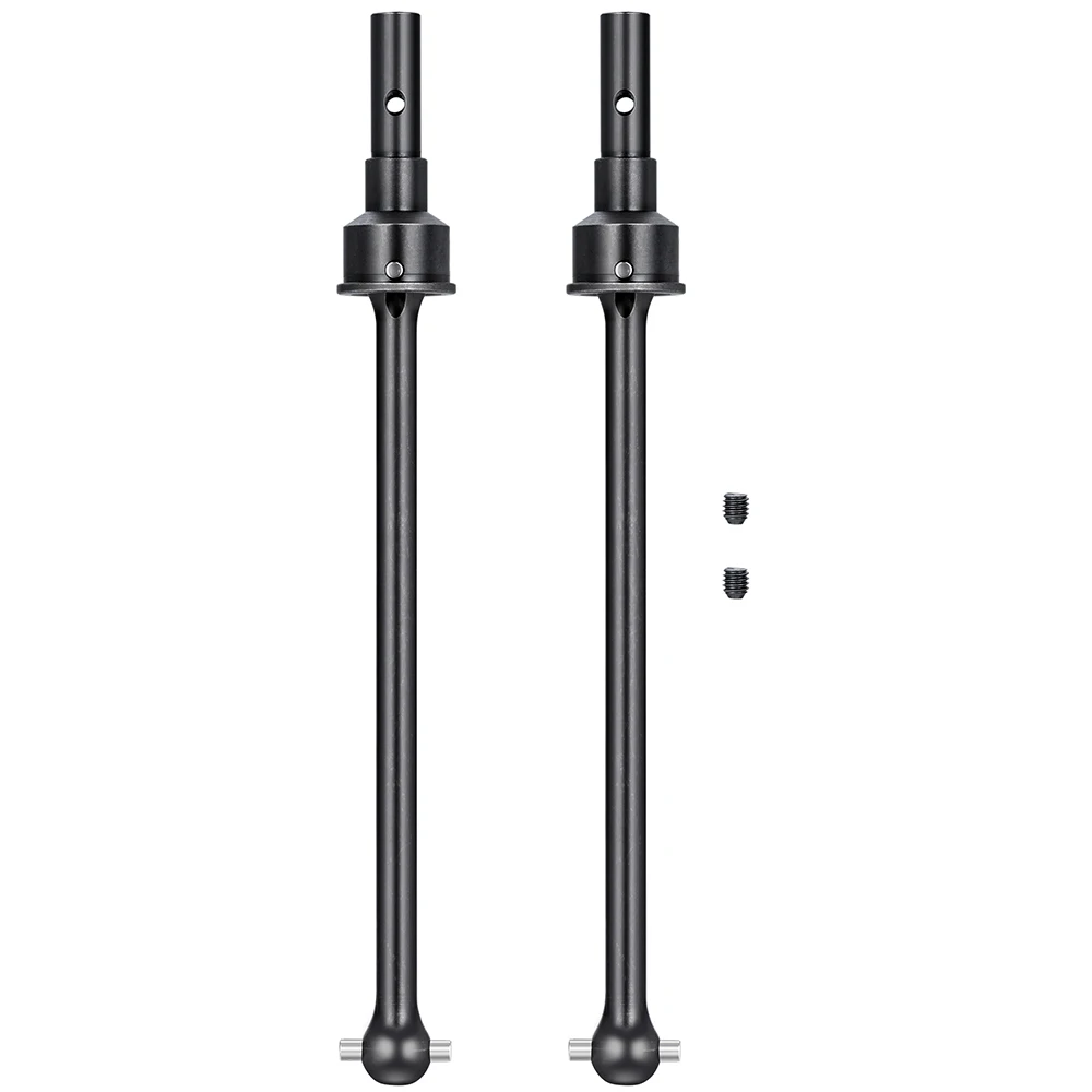 AXSPEED 2Pcs Steel Front Rear CVD Shaft for E-Revo 2.0 86086-4 1/10 RC Car Upgrade Parts