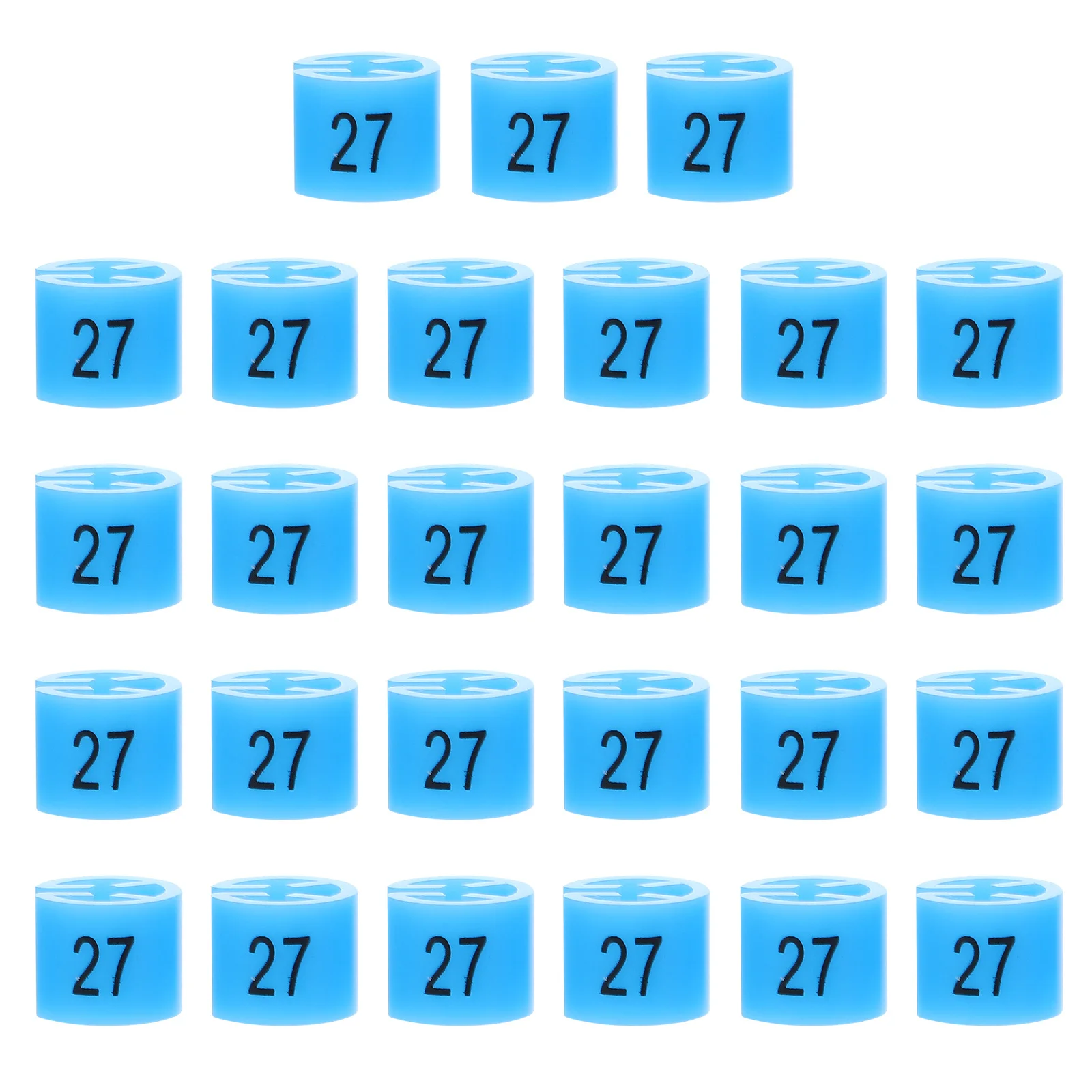 

200Pcs Round Plastic Size Markers Numbered Rings for Clothes Hangers Retail Store Apparel Tags Hanger Size Markers