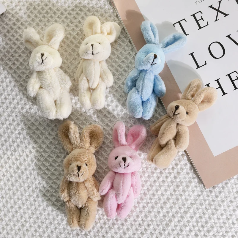 Handmade Knitted Teddy Bear Toy Newborn Photography Props Crochet Mohair Stuffed Animal Doll Photo Shoot Prop