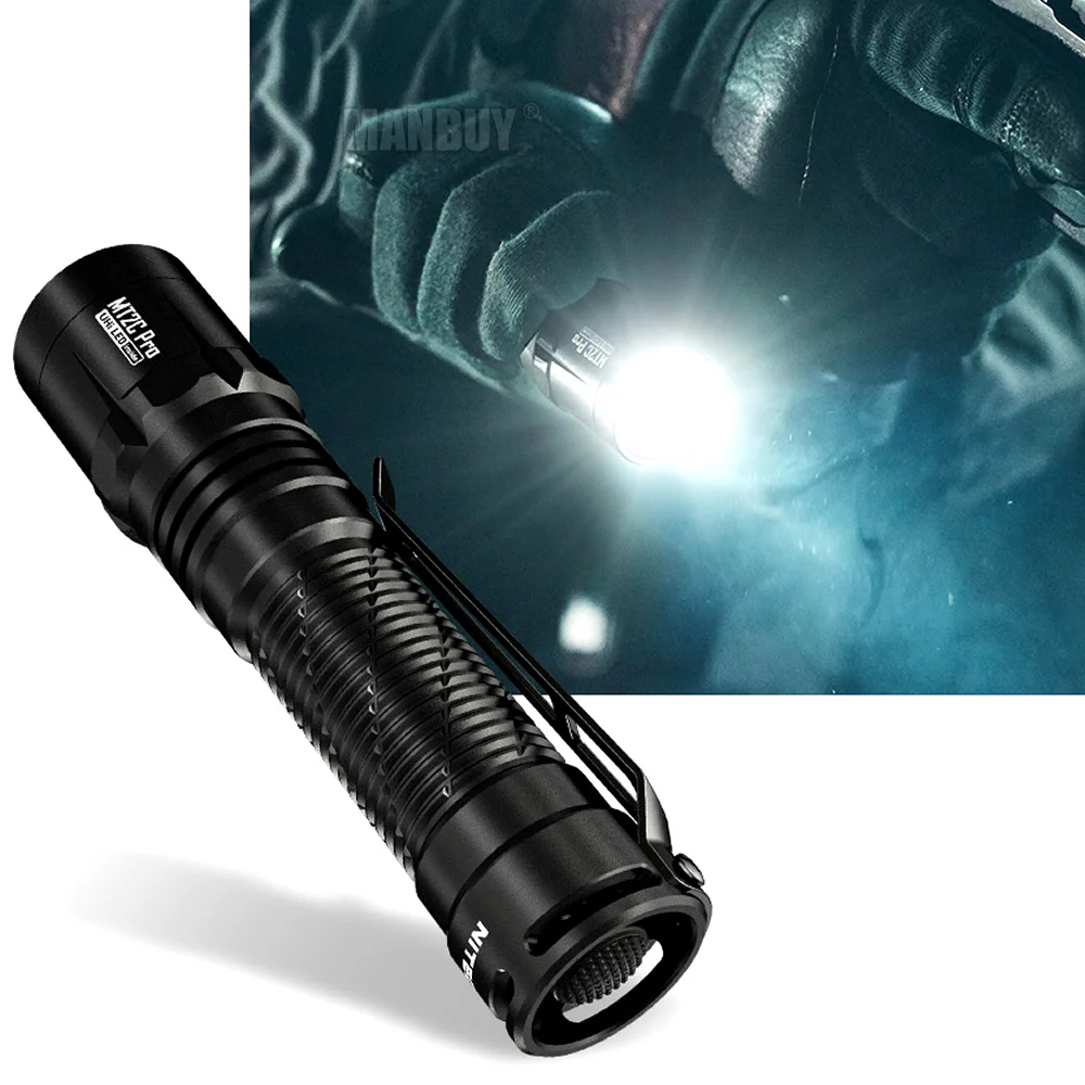 Imagem -05 - Nitecore-led Lanterna Tática Compacta de Alta Saída Bateria Recarregável Incluída Mt2c-pro 1800 Lumen Uhi20 Nl1836r tipo c Venda