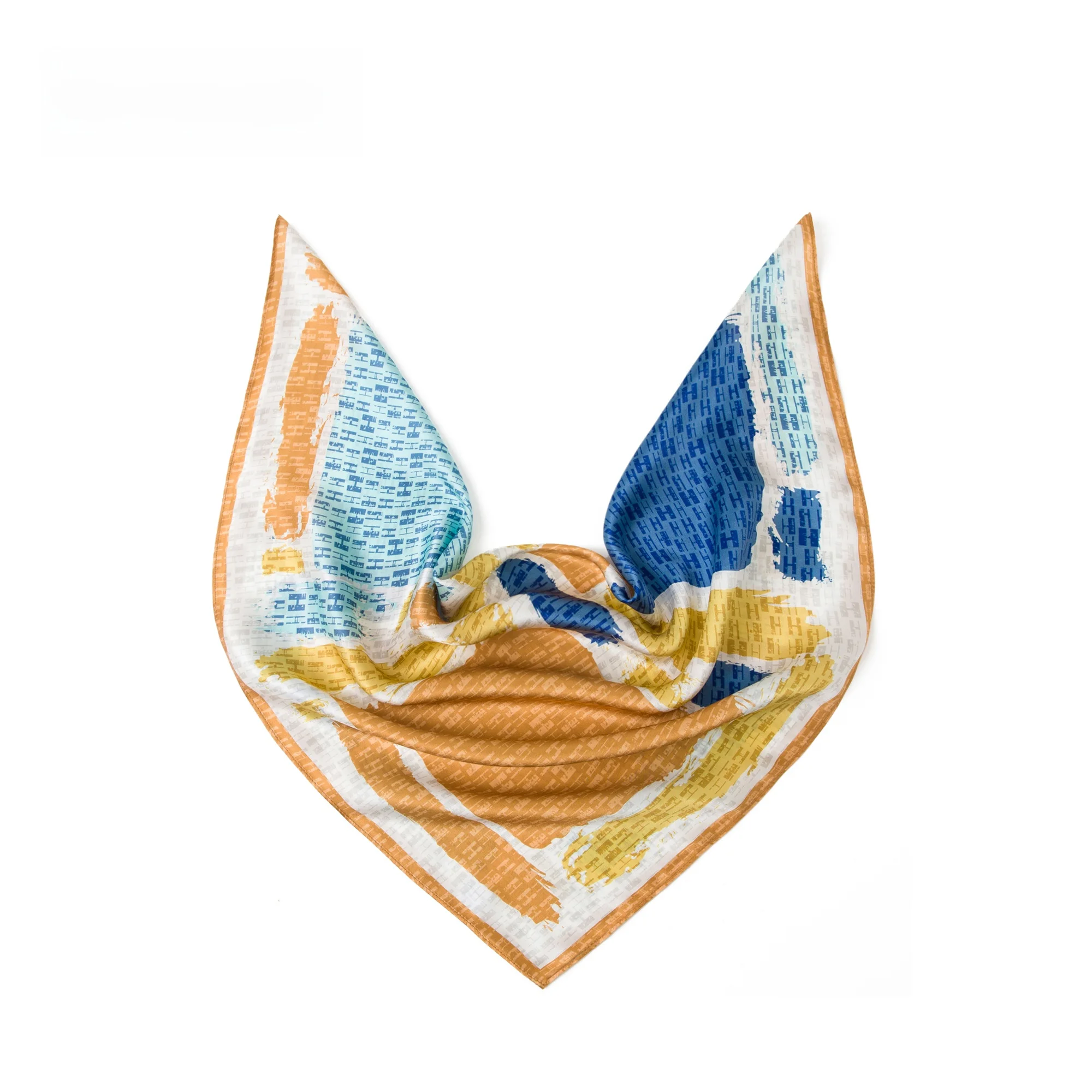 クリエイティブ子供用ネクタイシリーズメンズスクエアスカーフパーティーアートホストネックタオルトレンディな装飾三角スカーフ多機能シルク